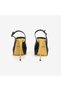 Women's Injection Leather Sole Slingback 14.5cm Thin Heeled Evening & Evening Dress Shoes 7608 - 4