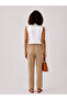 Women's White Sleeveless Vest with Pockets and Zipper, 100% Cotton Fabric - 6