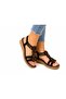 Women's Black Stone Embellished Orthopedic Comfort Sole Casual Sandals – Comfortable, Stylish, and Summer-Ready - 3