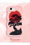 iPhone Se 2020 Compatible Case Camera Protector Pink Silicone Couple Phone Case Tree Pattern - 2