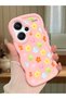 Redmi Note 13 Pro Plus 5g Compatible Case Camera Protector Pink Silicone Couple Phone Case Floral Pattern