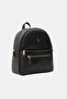 حقيبة ظهر نسائية من الجلد، حقيبة ظهر صغيرة للسفر، حقيبة يد متعددة الأقسام، لون بني - 6