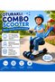 Children's Scooter with Seat, 3 Wheels, Foldable, Led Lighted, Adjustable, Blue +3 Years