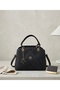 Mother Women's Geometric Embroidered Hand and Shoulder Bag with 2 Compartments, Removable Long Strap and Back Pocket - 5