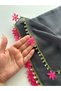 Handcrafted Needlepoint Embroidered Writing/Needlepoint/Needlepoint Yemeni/Handcrafted Cheesecloth/Hand Knitting - 4