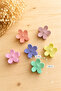 Set of 6 Colorful Daisy Latch Buckles - 4