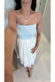 Dowe Bebe Blue Basic Strap Tank Top