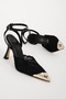 Monza Women's Lace Detailed Metal Toe Evening Dress Shoes B4703 - 2