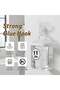 Clear Adhesive Wall Hooks, Transparent Plastic, No Drill, Apple Shape, Pack of 9 - 6