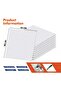 Gypsum False Ceiling Tile, Ultra-Thin White 600x600x7mm Pack of 6 - 2