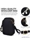 LEVGLAKE Nylon Ladies Mobile Phone Bags Purse Mini 3 Layers