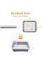 Collapsible Dish Rack for Drying Dishes, Space-Saving and Foldable Design with Versatile Removable Components, Dinnerware Storage Organizer for Small Kitchen Spaces - 2