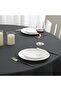 Anthracite Round Tablecloth |   Liquid Proof |   Linen |   Custom Size |   Oeko-Tex ®   Certificate |   65% Cotton 35% Polyester - 2