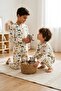 Car Patterned 100% Cotton Single Jersey Fabric Baby Boy - Kids Pajama Set - 8
