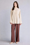 Regular Fit Long Straight Leg Brown Trousers H7781Ax26Sm - 3