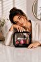 Black Framed Pvc Transparent Cosmetic Bag |   Travel, Makeup, and Personal Care Organizer - 4