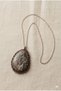 Handmade Natural Stone Pendant and Necklace with Steel Chain