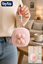 Plush Bow Detailed Mini Wallet Keychain with Zipper 10X10 cm - Gift - 2