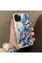 iPhone 15 Pro Max Compatible Hard Acrylic Back Silicone Edge Lens Protection Case - 3