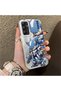 Samsung Galaxy A34 Compatible Hard Acrylic Back Silicone Edge Lens Protection Case - 2