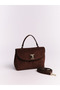 Small Leather Bag with Cover - 2
