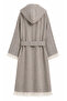 Muslin Plain Pattern Bathrobe for Beach, Sauna, Spa, Bath Use. - 4