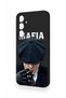 Samsung A55 Compatible Mafia Patterned Silicone Case - 4
