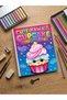 Cute Kawaii Cupcake Coloring Book – 24X20 cm I 40 Visuals I for Children and Adults - 3