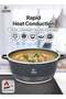 Life Smile 8-Piece Nonstick Granite Cookware Set – Oven-Safe Casseroles with Stainless Steel Rim | Includes 24/28/32 cm Soup Pots with Lids and 28cm Shallow Pot with Lid - 4