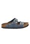 Women's Genuine Suede Slippers 215543 Blue