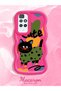 Redmi 10 2022 Compatible Case Camera Protector Red Silicone Couple Phone Case Cat Pattern - 2