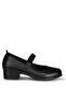 Famous 69 Black Genuine Leather Women's Shoes - 2