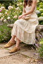 Luina Women's Slippers with Cross Straps and Buckle in Suede - 3