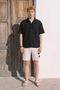 Men's Bonita Regular Fit Short Sleeve Shirt - Black - 2