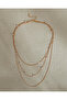 Women Gold Layered Beaded Necklace