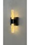 Galaxy Led Black Case Metal Luminous Acrylic Body Modern Wall Sconce - Single Piece