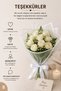 White Framed Transparent Opp Flower Bouquet Wrapping Paper 57X57 cm Gift Packaging 4 Pieces - 7