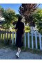 Women's Clothing Black Polyester Linen Striped Side Set - 2