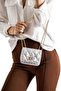 Women's Black Quilted Chain Mini Shoulder Bag - Classic Hand and Shoulder Bag - 3