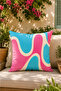 Retro Pop Art Digital Printed Decorative Throw Pillow Cover Modern Living Room Balcony Garden Pillowcase Zippered (Double Sided) - 7