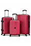 Hard Shell Horizo Vertic ABS Lightweight 3 PCS SET (20/24/28 Inch) Luggage, Combination Lock Suitcase