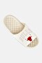 Men Chicago Bulls Slip On Slides, Off White - 4
