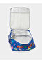 Boys Blue Graphic Print Zip Closure Lunch Bag - 6