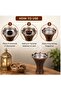 Premium Arabian Style Golden Metal Incense Smoke Burne - 3