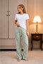 Women's 100% Cotton Combed Short Sleeve Pajama Set - 5