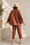 Women's Linen Blend Shirt and Pants Set - 2