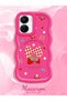 Vivo Y16 Compatible Case Camera Protector Red Silicone Couple Phone Case Strawberry Pattern - 2