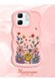 Infinix Hot 50I Compatible Case Camera Protector Pink Silicone Couple Phone Case Floral Pattern - 2