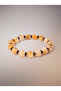 Citrine - Obsidian Natural Stone Bracelet (10 mm) - 4