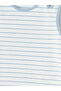 Original Oval Collar Striped Girls' Undershirt - 3